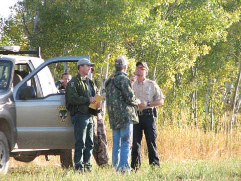 Idaho Wildlife Officer in confrontation with Rex Rammell