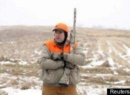Mike Huckabee hunting