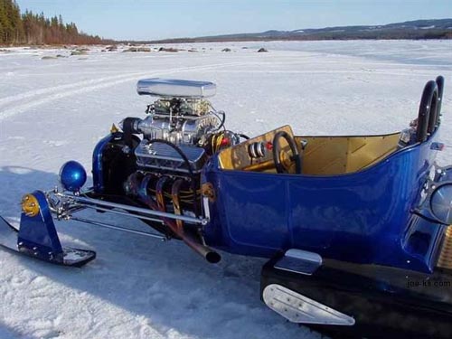 Hot Rod Snowmobile