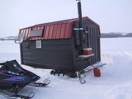 The Ultimate Ice Fishing Shack