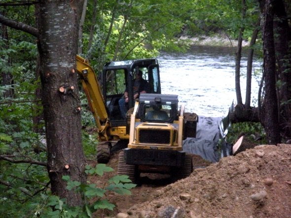 equipment at work