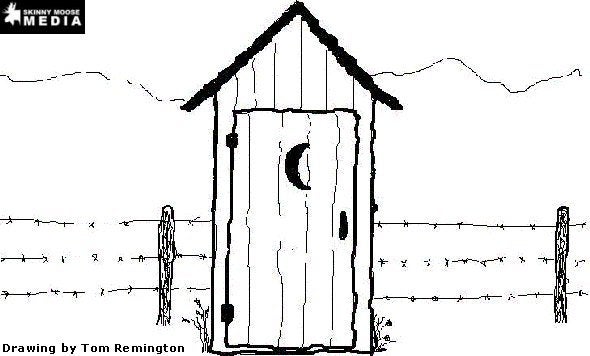 funny outhouse clip art - photo #16