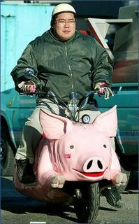 Hog-scooter