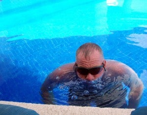 In da pool