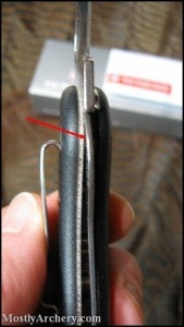 The liner lock on a the One Hand Sentinel.