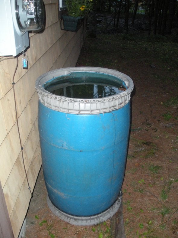 Did Somebody Say It Was Illegal To Collect Rain Water?
